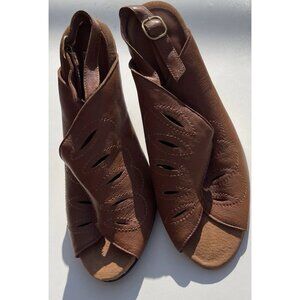 Vintage Bellini Women's ULLIN Women’s Heels Shoes Size 10 Brown Leather Western